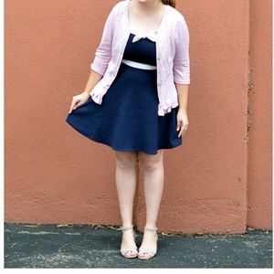 Vintage tie front dress